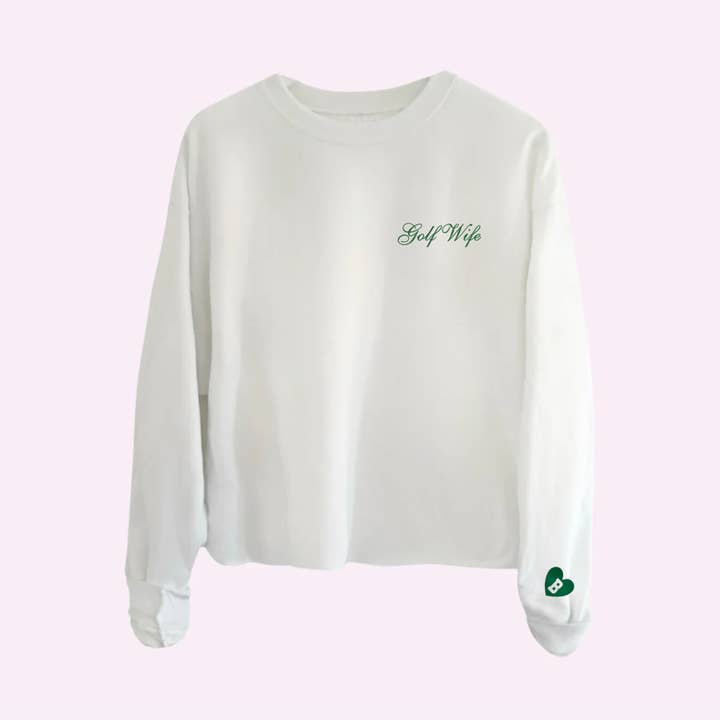 GOLF VROUW ♡ gepersonaliseerde sweatshirt voor wholesale door BFFS & BABES