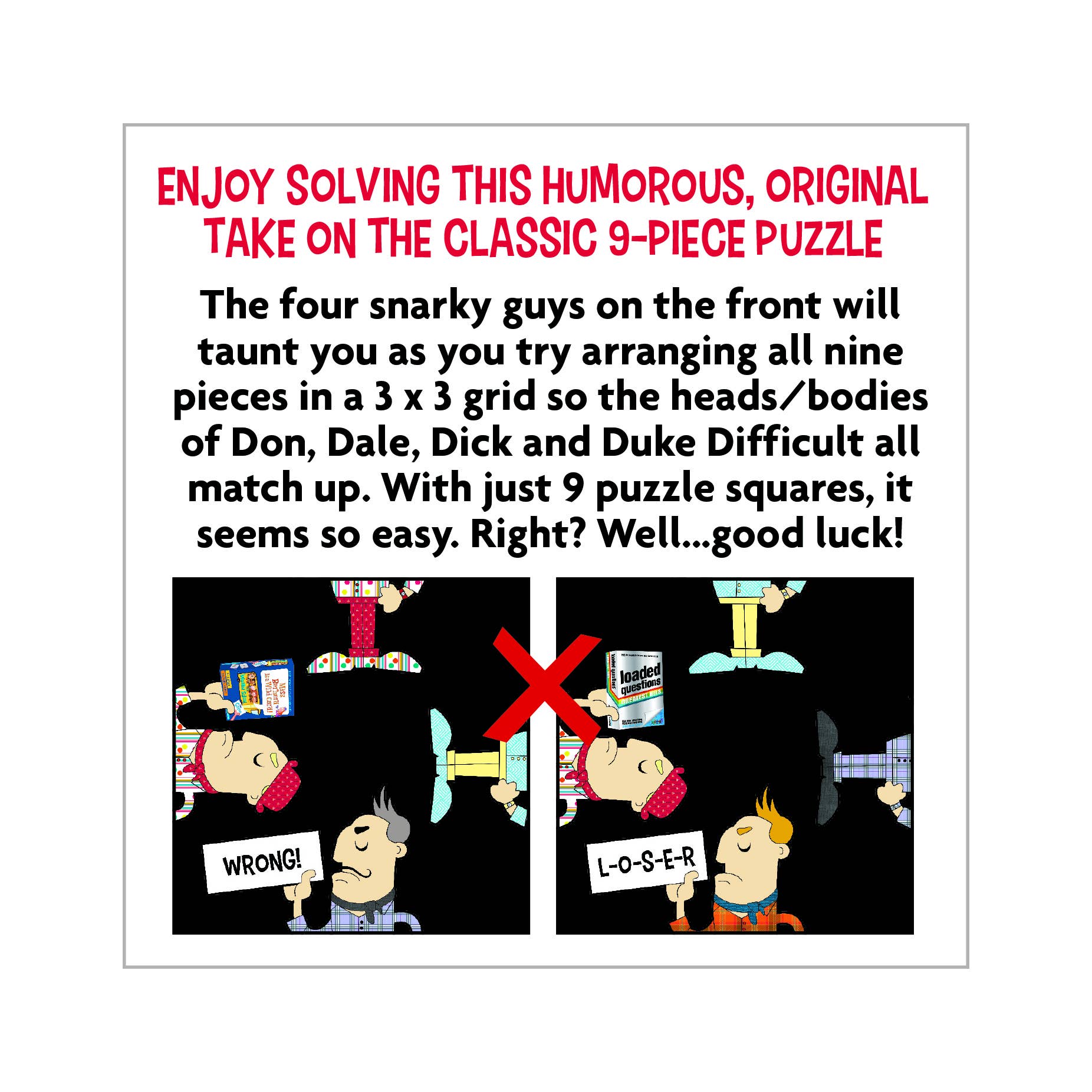 All Things Equal - A Miami Beach Game Company Since 1997 - Wholesale Puzzle - Adult - The "OFFICIAL" 9-Piece Puzzle (NEW!)1