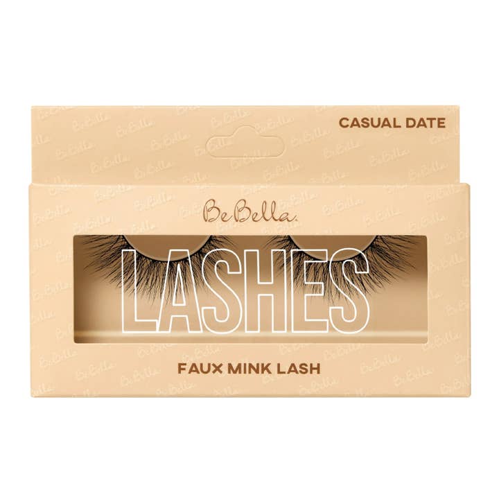 PINEAPPLE Beauty – wholesale False/fake eyelashes – BeBella BB-FML24 Casual Date Faux Mink Lash - 12pc