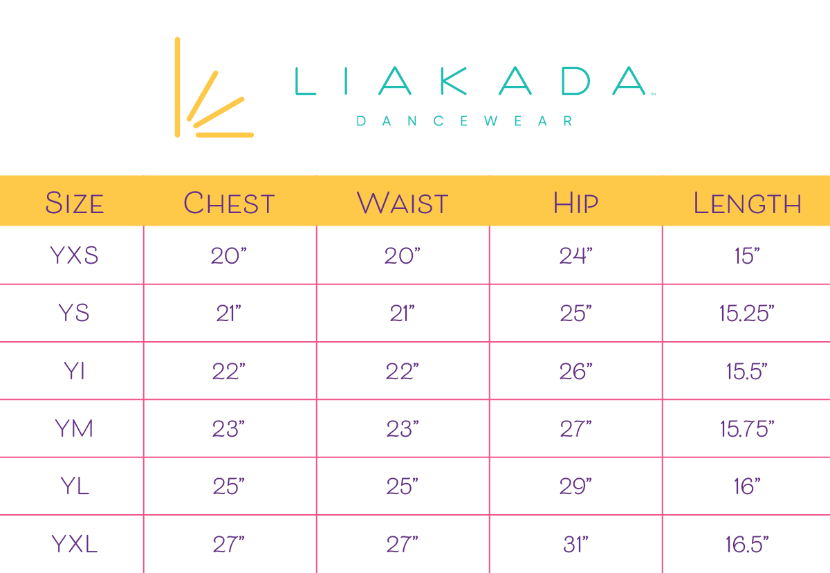 Liakada Dancewear – caveada - Crianças por atacado – Camisota Racerback para Menina14