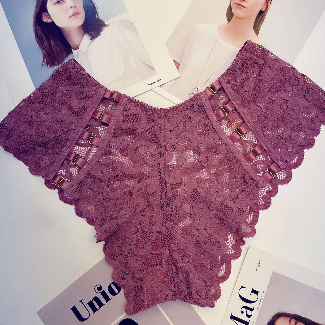 Curvy Fix - Wholesale Shapewear - Women's - Lace Plus Size Smooth Shaping Brief Panty for 120-240 lbs10