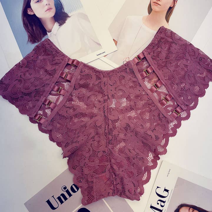 Curvy Fix - Vendita all'ingrosso Intimo modellante - Donna - Panty slip modellante liscio in pizzo Plus Size per 120-240 libbre10