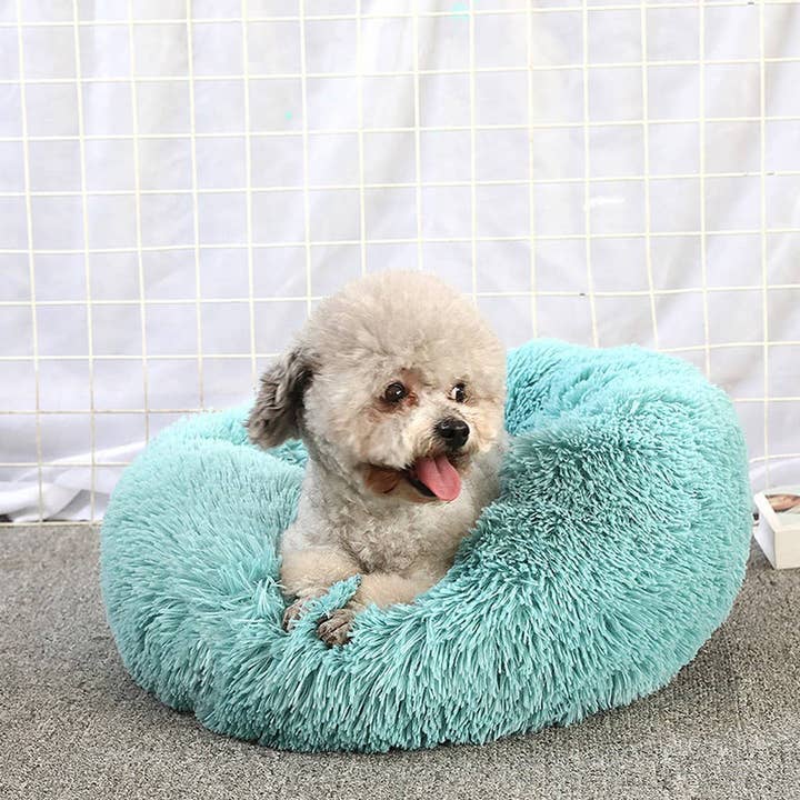 PAWPAWwholesale - Wholesale Pet Bed - Cat/Dog - Fluffy Donut Cat Bed – Plush & Cozy Pet Cushion_CWMM527944