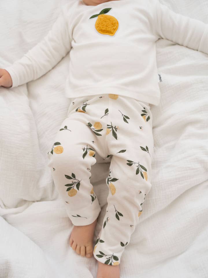 Leggings with lemon print for wholesale by Liliput