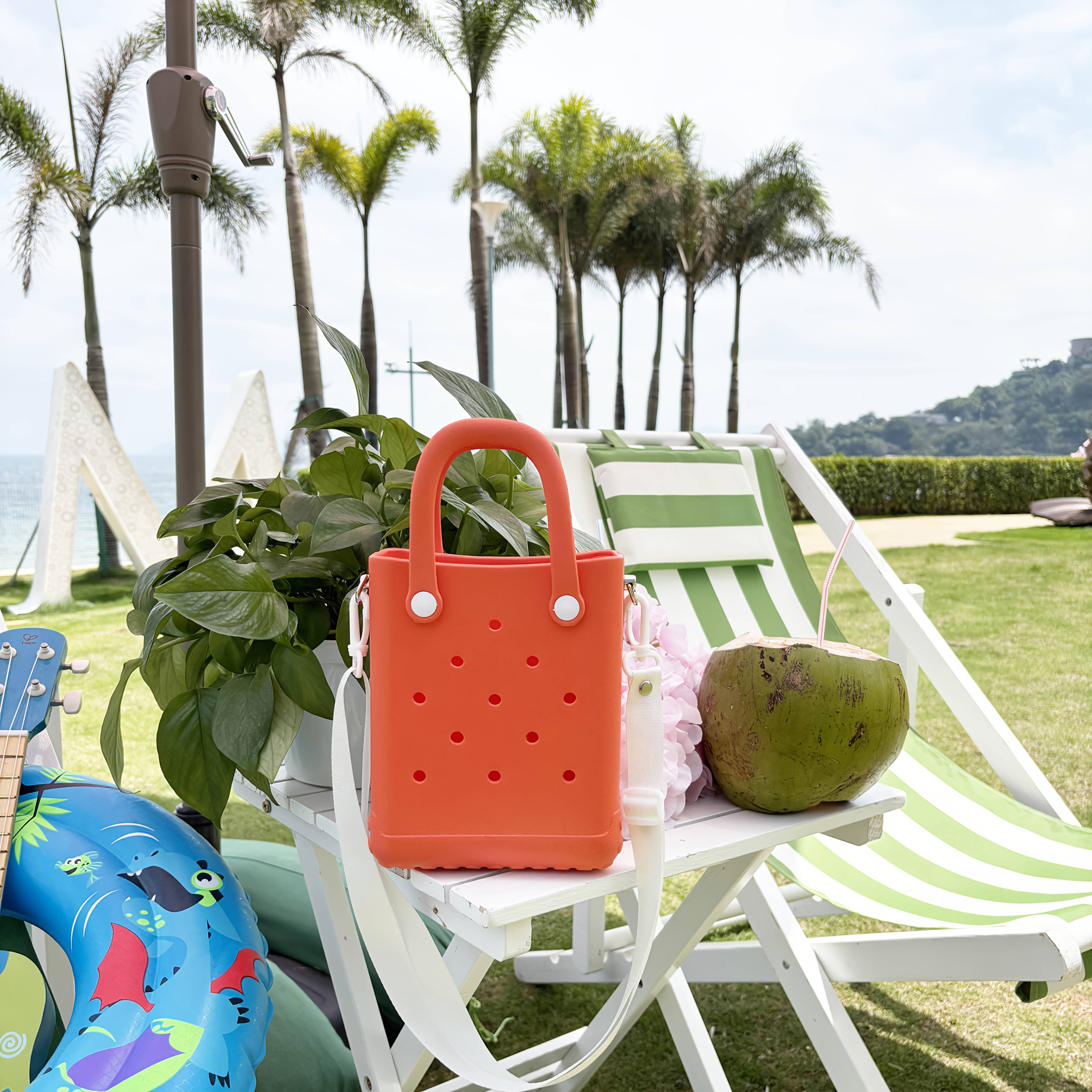 NARWEY INC - Wholesale Beach Bag - EVA Mini Beach Tote Bag Rubber Travel Bag Summer Beach Bag7