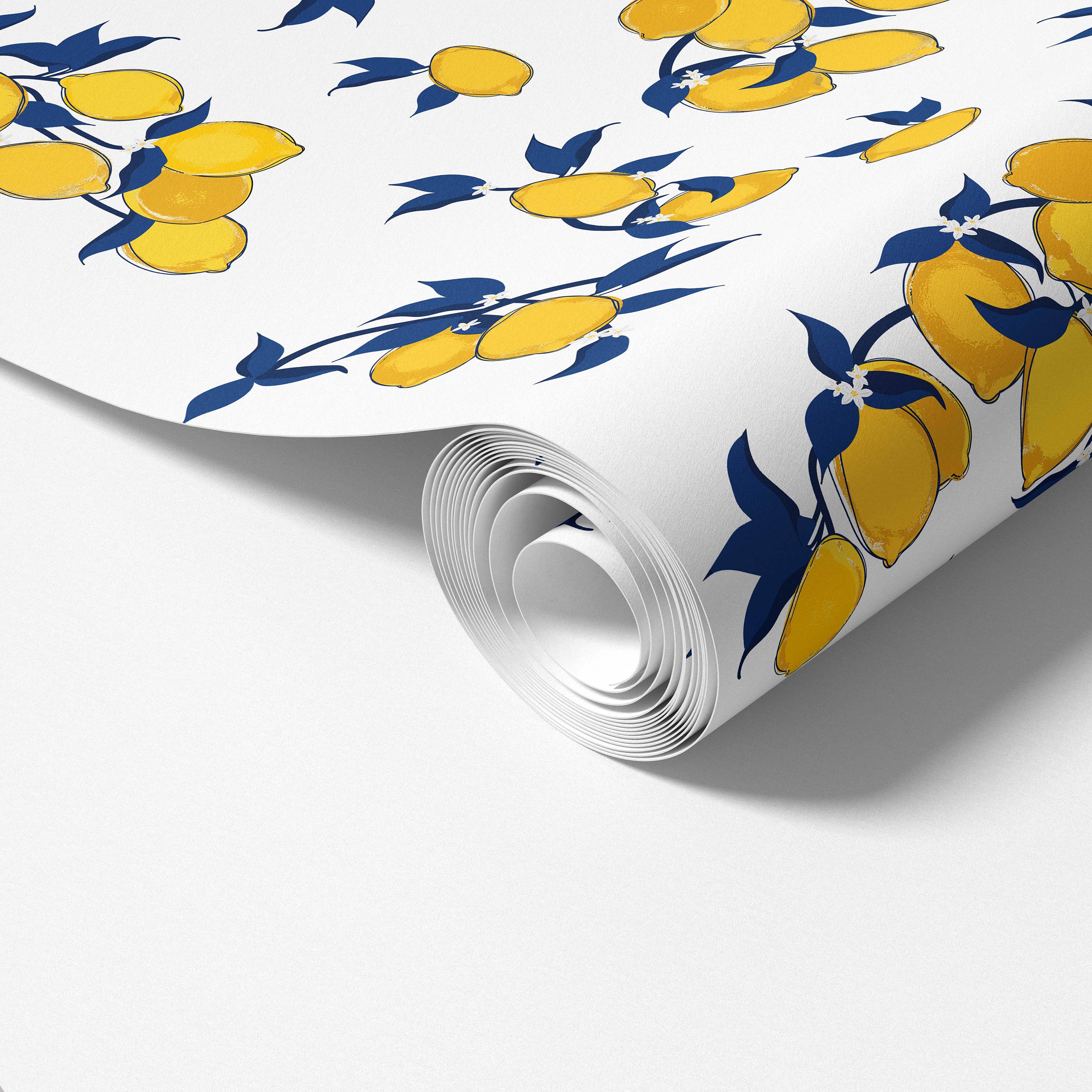 Cate Paper Co. - Wholesale Wallpaper - Lemon wallpaper decals peel-and-stick3