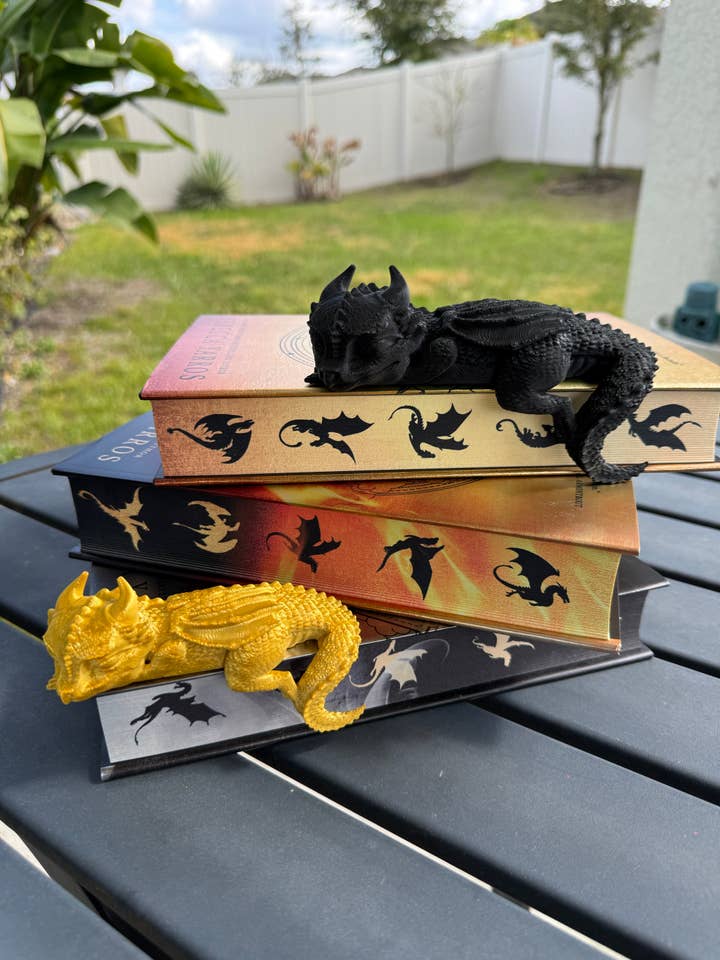 Sleeping Baby Dragon Bookshelf Decor Shelf Sitter for wholesale by Create Fantasy Crafts