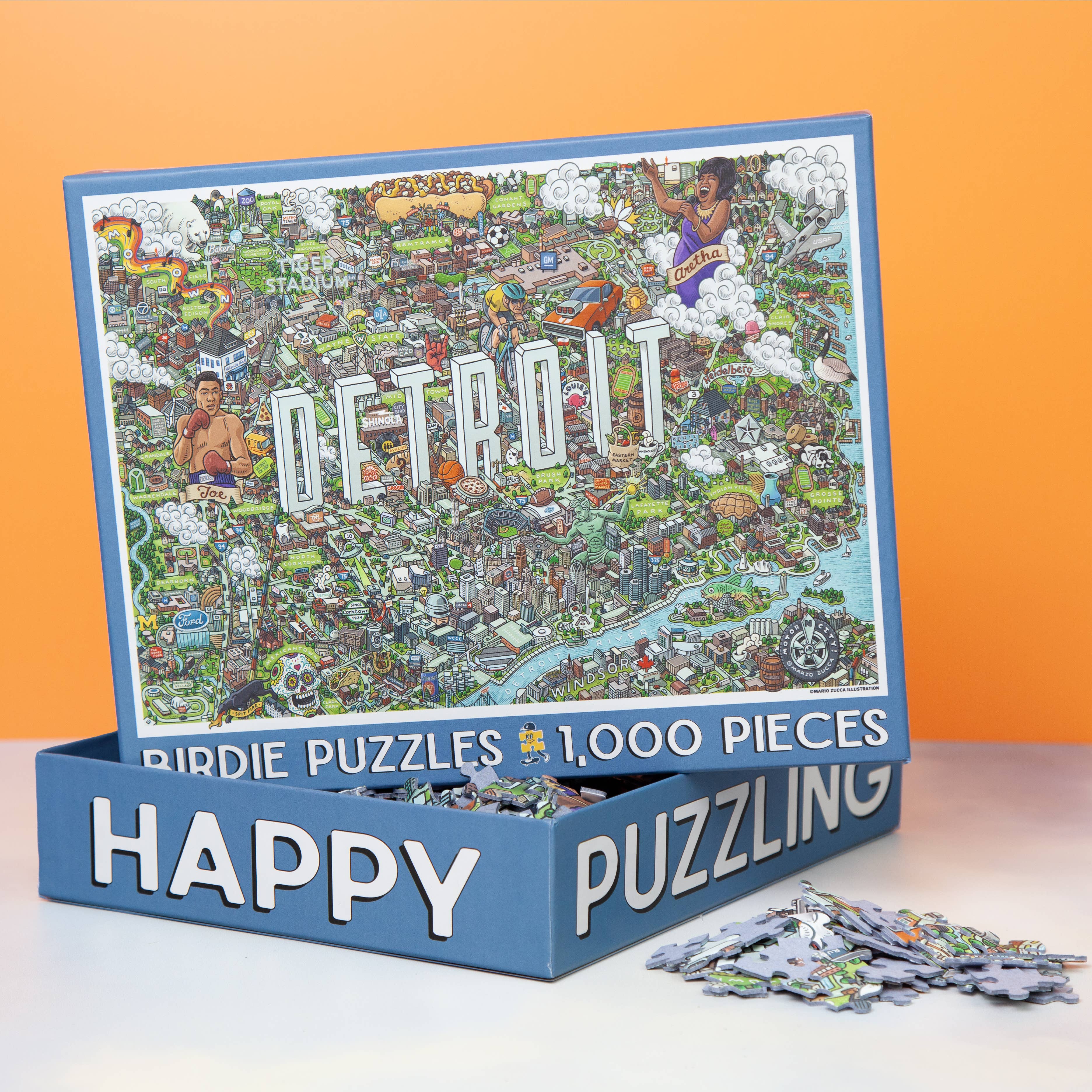 Birdie Puzzles - Wholesale Puzzel - Volwassene - Detroit | Puzzel van 1000 stukjes4