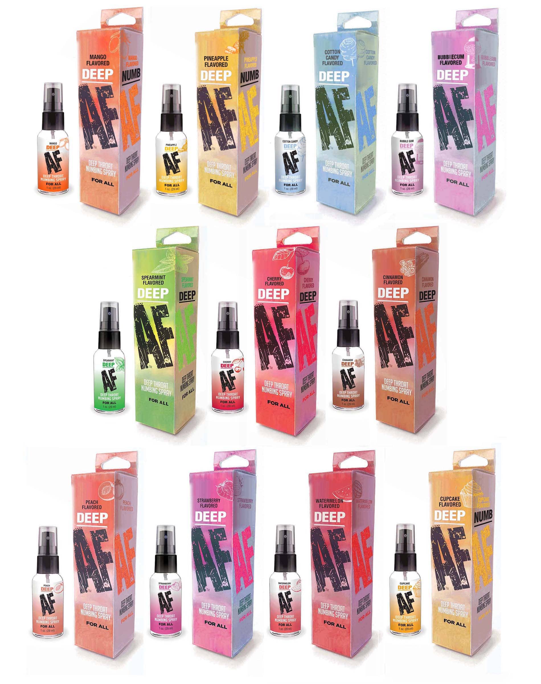 Little Genie Productions - Wholesale Throat Spray - Deep AF Deep Throat Numbing Spray- Cherry1