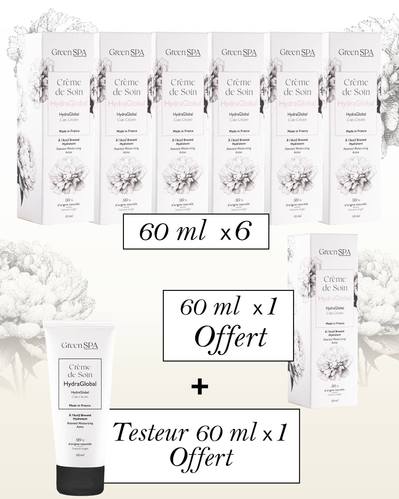 Green Spa - Wholesale Facial Moisturizer - HydraGlobal Care Cream4