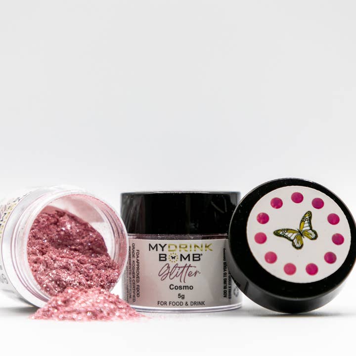 My Drink Bomb – Engroshandel Drikkepynt – Spiselig mad og drikke Glitter
5g krukker