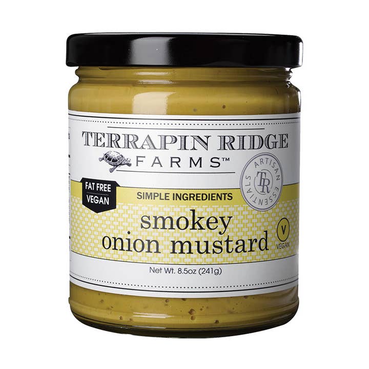 Smokey Onion Mustard for wholesale by Terrapin Ridge Farms