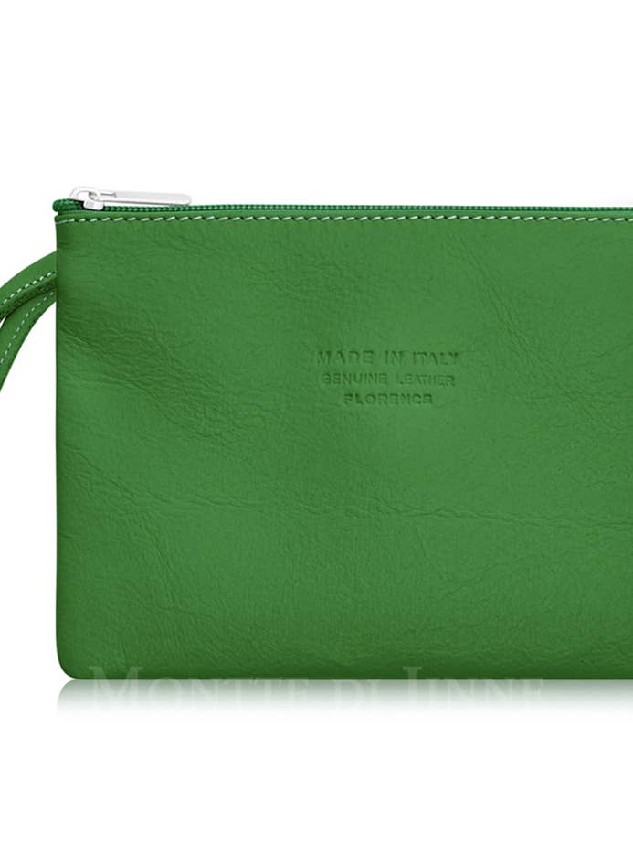 Italian Handmade Soft Leather Wristlet Coin Purse for wholesale by MONTTE DI JINNE