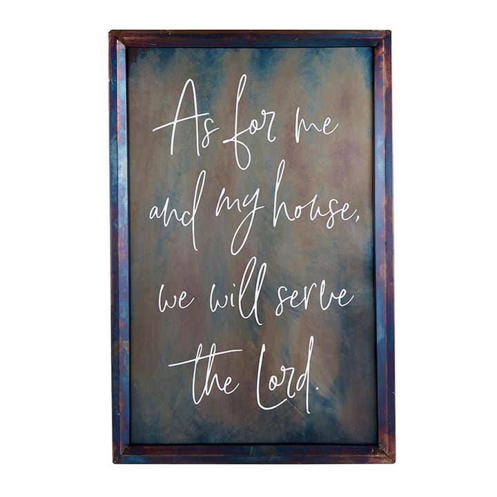 Faithworks by Creative Brands - Wholesale Sign - Metal Wall Sign - Small - My House