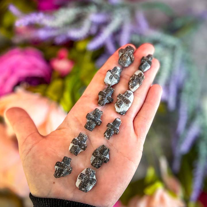 Mandala Gems - Wholesale Spiritual Stone/Crystal - Fairy Crosses, Staurolite from Russia, Fairy Stones