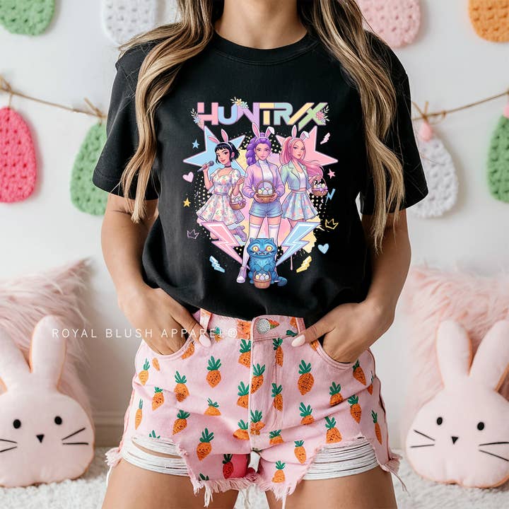 Huntrix Transferência de Cor Completa da Páscoa por atacado de RBA Transfers