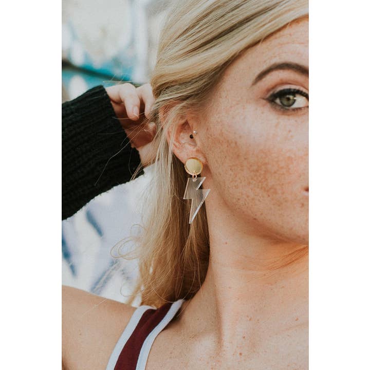 Sleepy Mountain - Vente Boucles d'oreilles pendantes - Boucles d'oreilles Lightning Bolt5