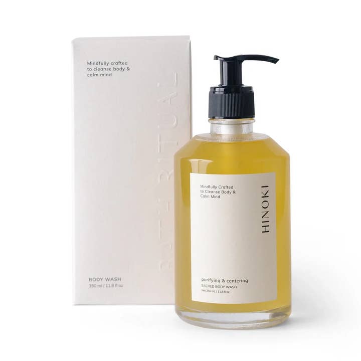 Gel Douche Sacré Hinoki - Purifiant & Centrant pour la vente par Cedar and Myrrh