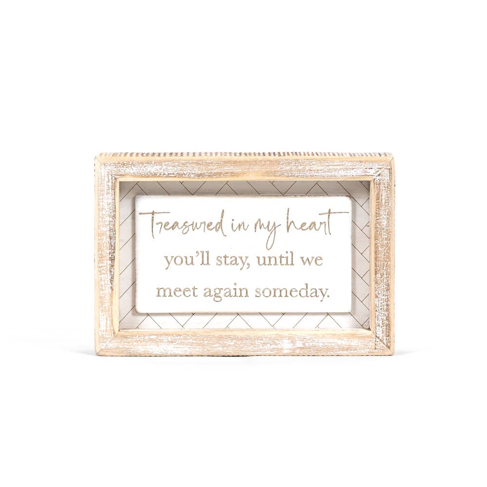 Devanie At Home (Formerly Adams & Co.) - Wholesale Sign - 11863 - 7x4 wood sign (TREASURED) Sympathy Bereavement Gifts3