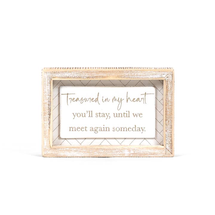 Devanie At Home (Formerly Adams & Co.) - Wholesale Sign - 11863 - 7x4 wood sign (TREASURED) Sympathy Bereavement Gifts3