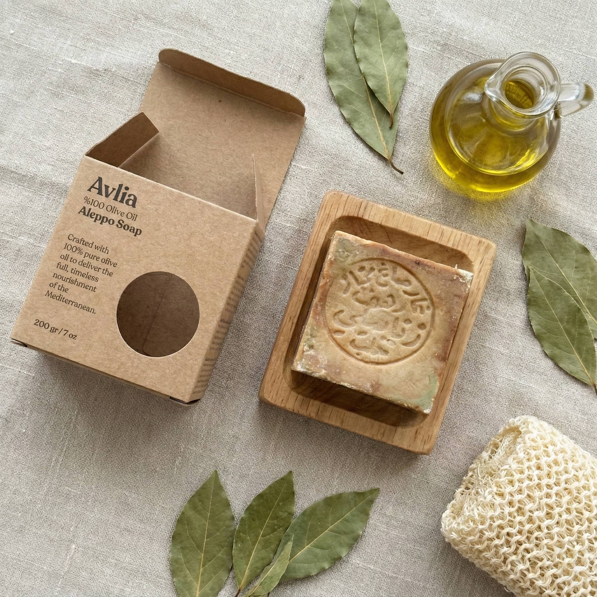 Avlia Home - Wholesale Bar Soap - 100% Olive Oil Aleppo Soap, Eco-Life Retailers, Apothecaries7