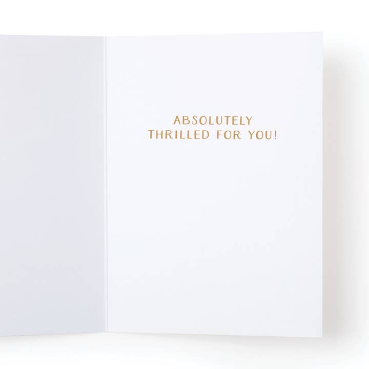 Easyhand Goods – formerly Onderkast - Wholesale Engagement Card - Best Wishes Bride Greeting Card1