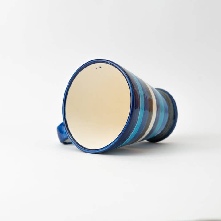 Alfar Tierra Cocida - Wholesale Coffee Mug - Coffee Ceramic Mug 300 ml/NAZAR Blue