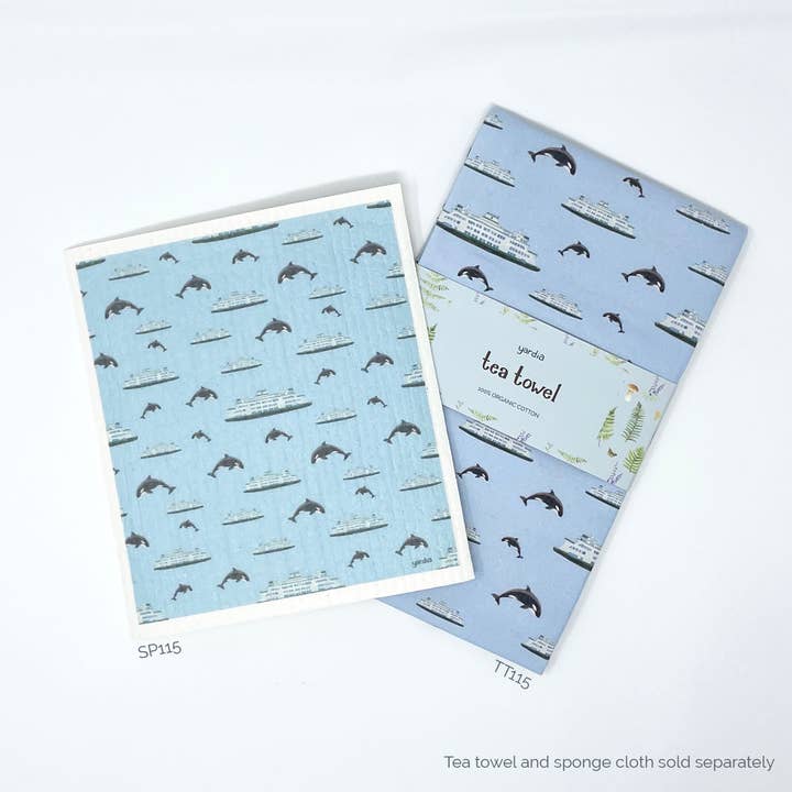 Yardia - Wholesale Tea Towel - Ferry Tea Towel - Organic Cotton Kitchen Towel3