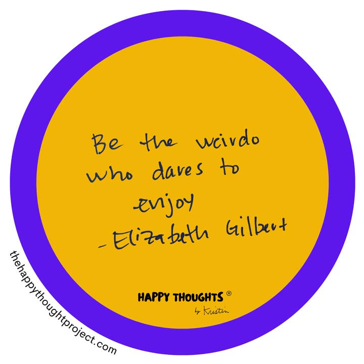 Handwritten Happy Stickers for wholesale by Kristitchin