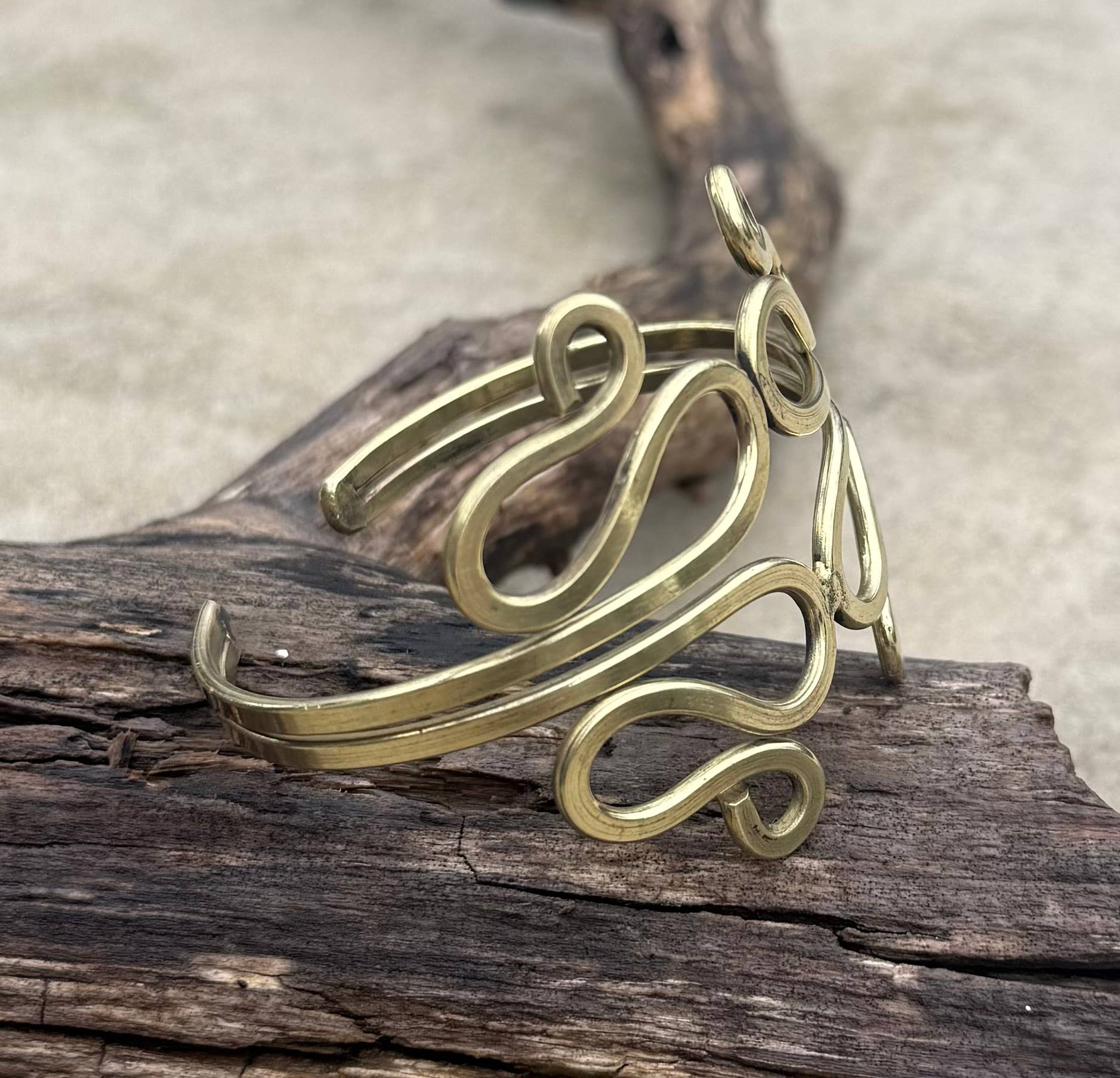 Lungta Imports - Vendita all'ingrosso Bracciale a polsino - Braccialetto a polsino fatto a mano, design vintage, hippie, gitano etnico8