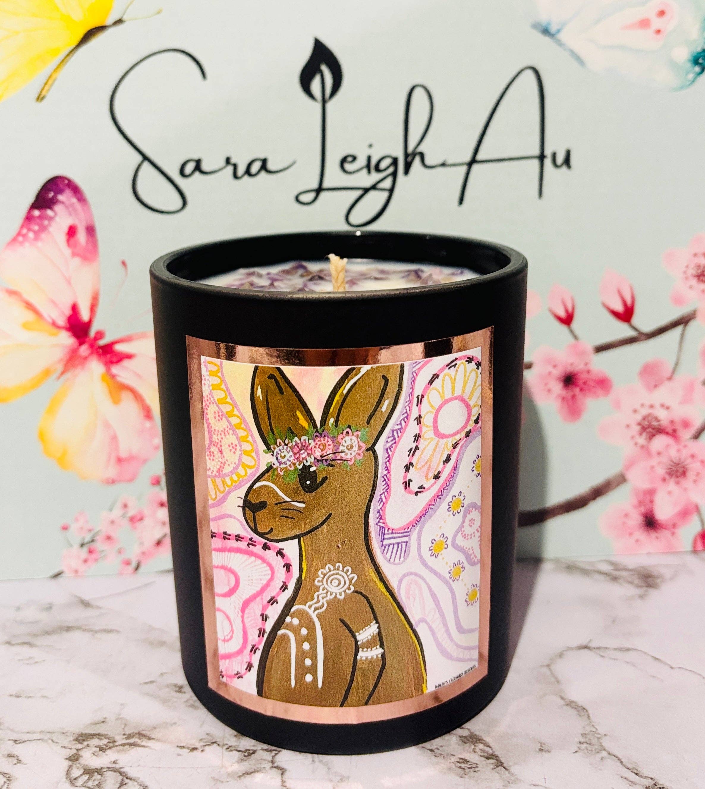 Sara Leigh Au - Wholesale Jar/filled candle - Aboriginal Artist- Kakadu Plum0