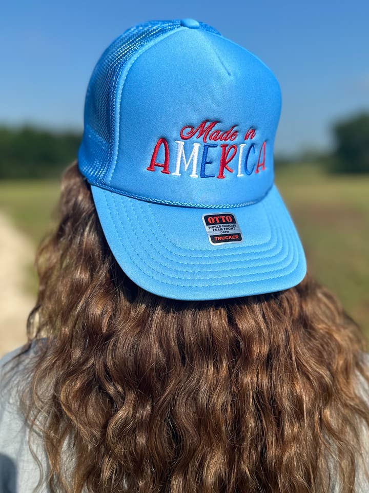 GORRA DE CAMIONERO HECHA EN ESTADOS UNIDOS para venta al por mayor de Spirit+Tribe