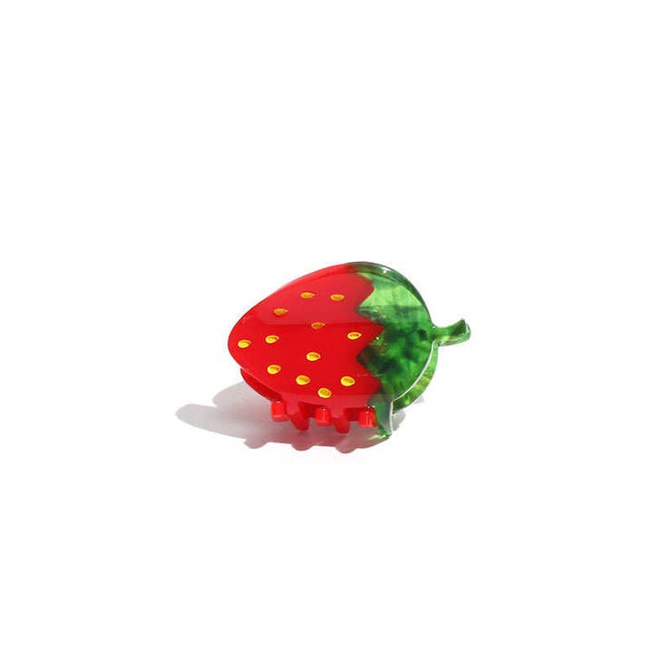 Jenny Lemons - Wholesale Hair Clip - Women's - Mini Strawberry Hair Claw Clip