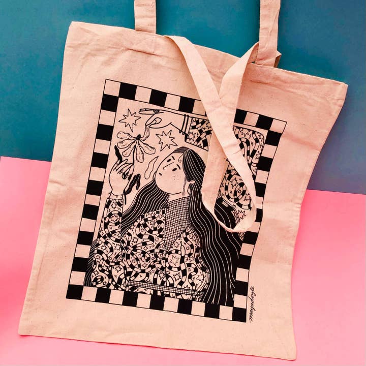 Loves Me Not Tote Bag for wholesale by Uschie