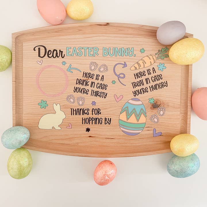 Double-Sided Treats for the Easter Bunny and Santa Board for wholesale by By His Saving Grace, LLC