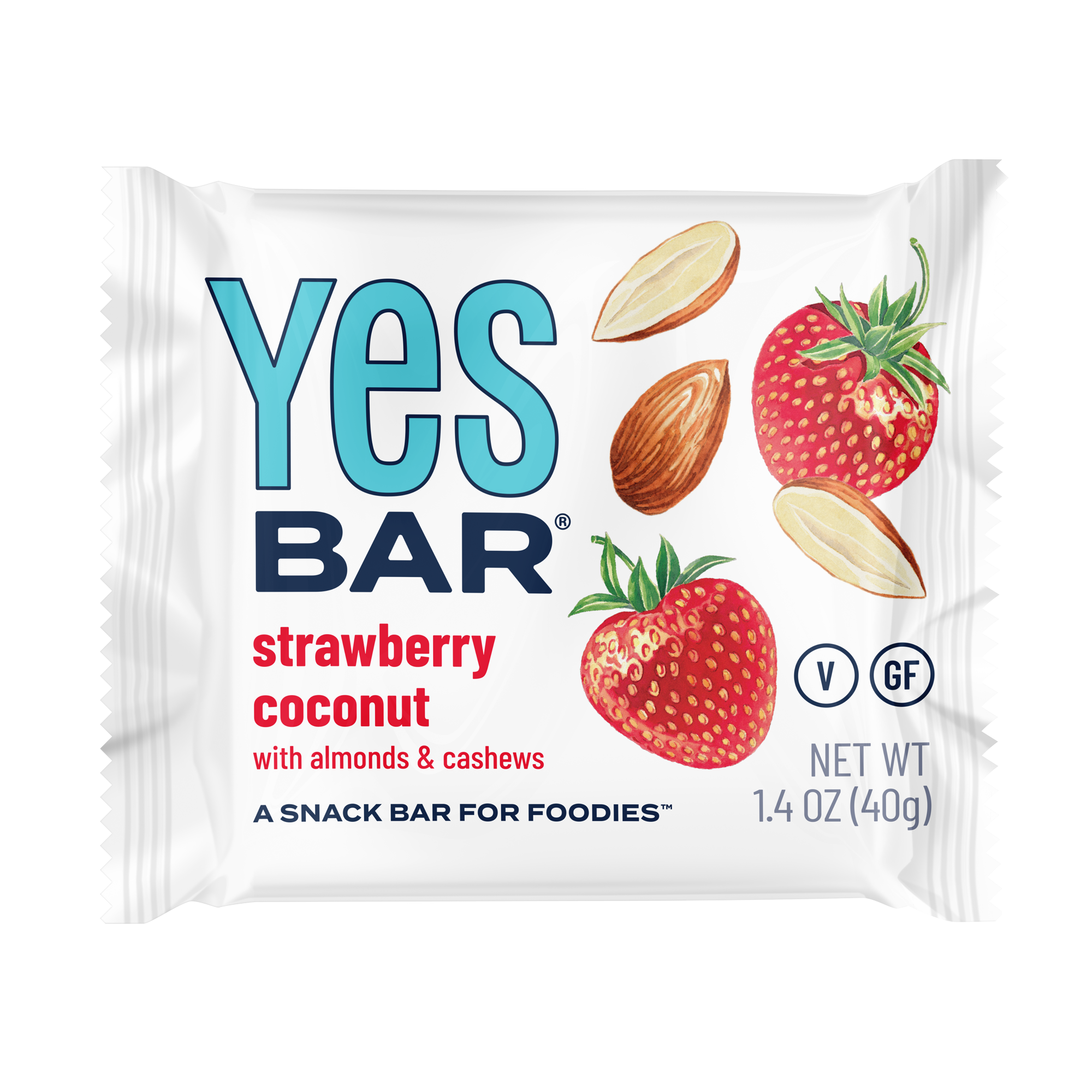 YES Bar® - Low Sugar Snack Bars - Wholesale Snackreep - Strawberry Coconut - Premium snackreep met echte ingrediënten8