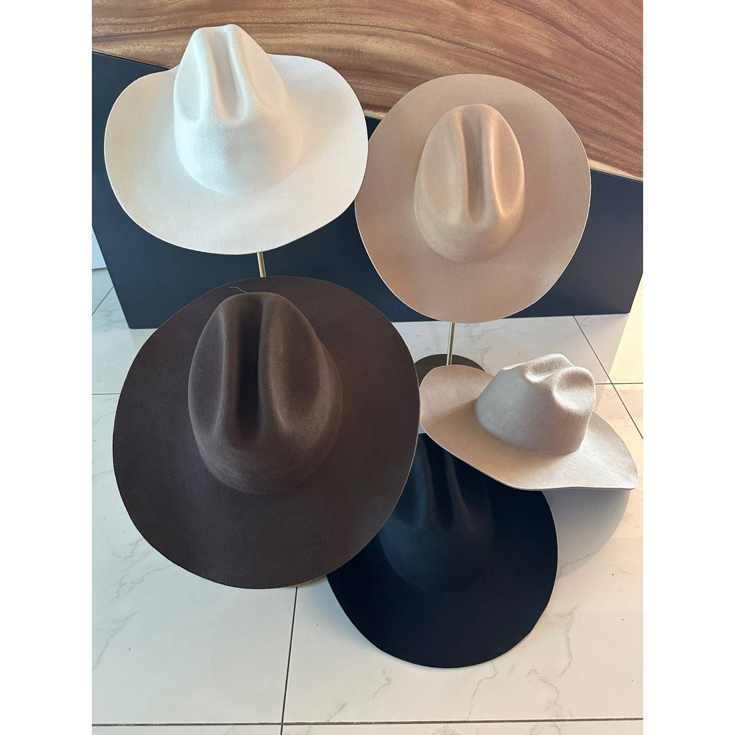 sombrero de vaquero cowboy hat wool felt hat for women and men wide brim  hat western hat black cowhat men`s hat