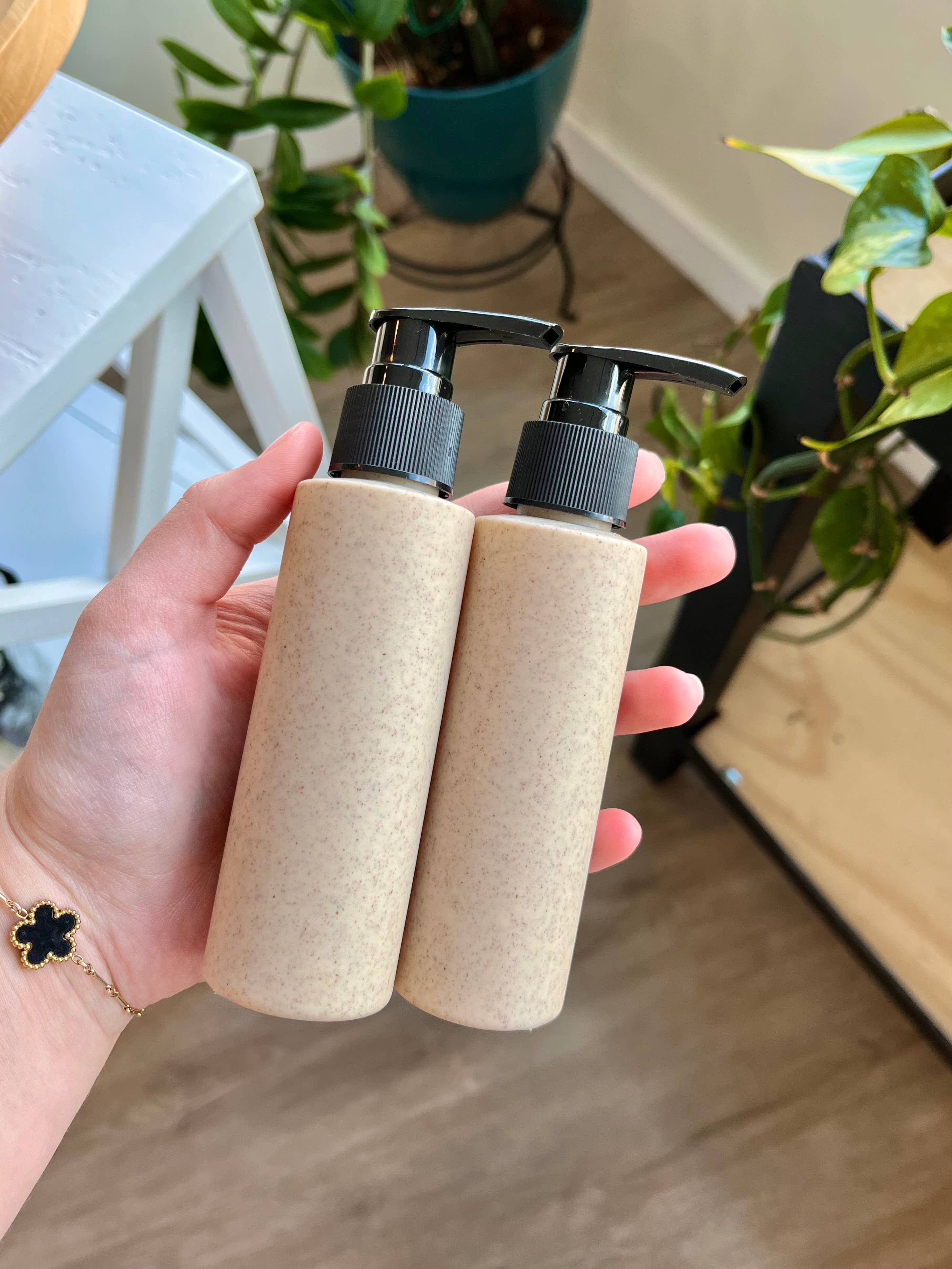 Rayne Refillery - Wholesale Spray Bottle - Eco-Friendly Wheat Straw Bottle with Pump - 4oz2