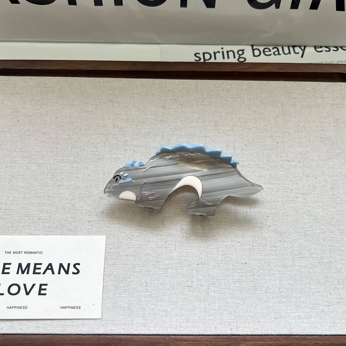 ACCITY - Wholesale Hair Clip - Women's - New Cartoon Dinosaur Hair Clip – Stegosaurus_CWAHA57242