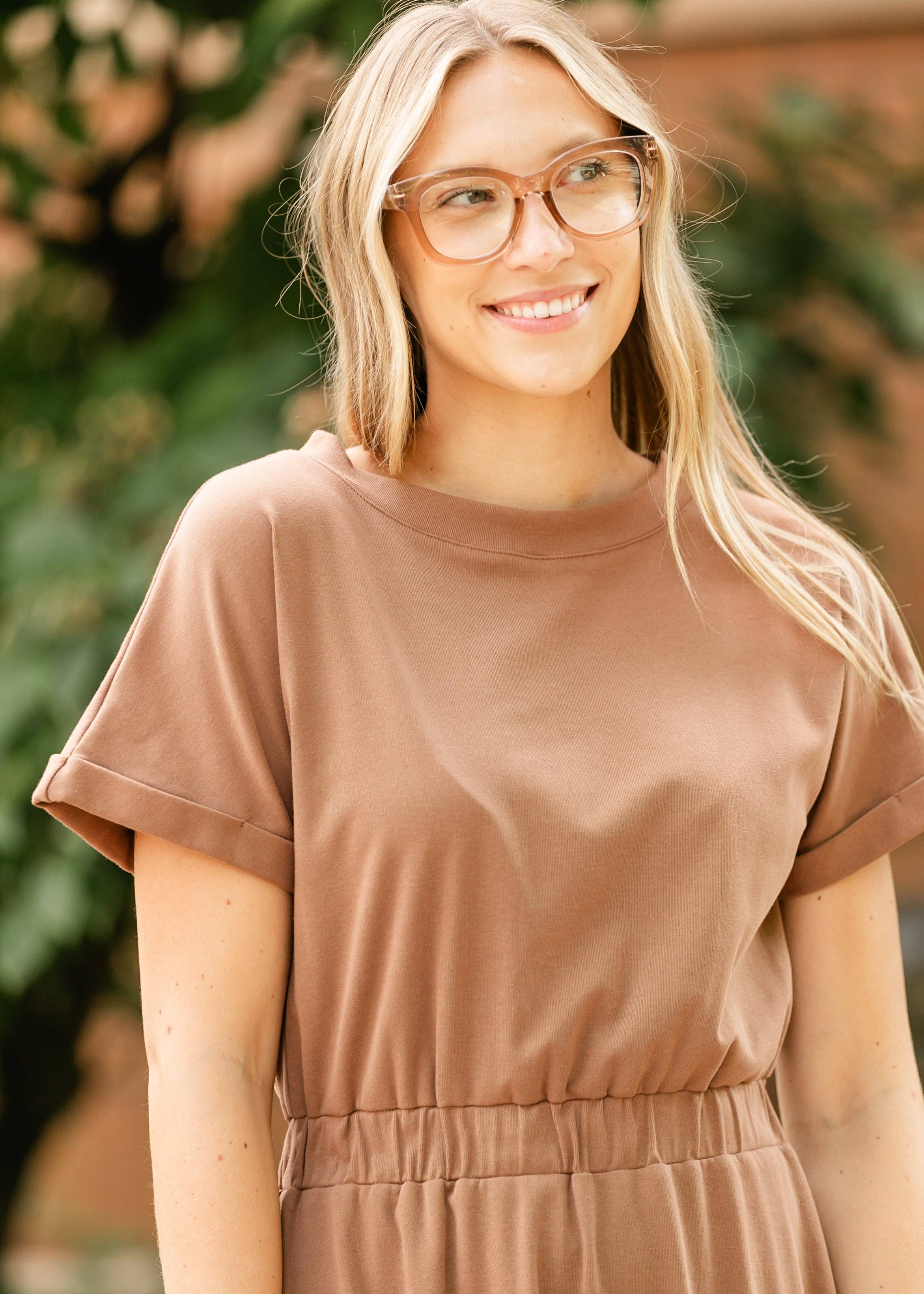 Inherit Clothing Company – Vestido - Mulher por atacado – Vestido Midi com Mangas Cap Sleeve Casey4