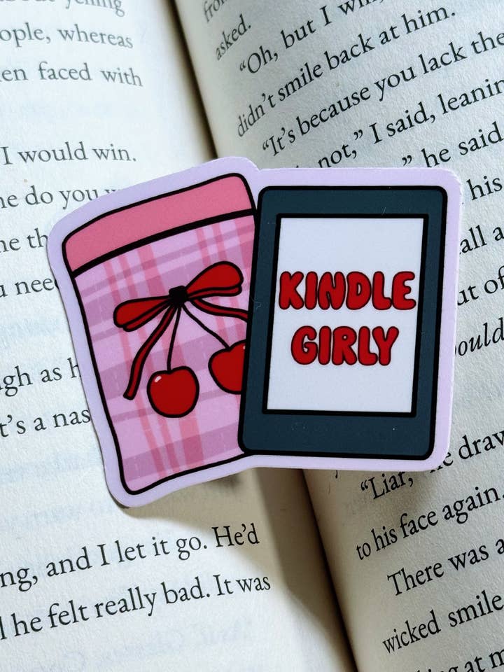 Kindle Girly Sticker for wholesale by Cosmic Paper Studio