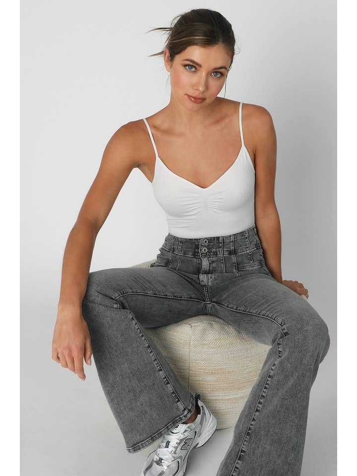 NIKIBIKI - Wholesale Camisole - Women's - NS8341- Jersey Shirred Cami 8