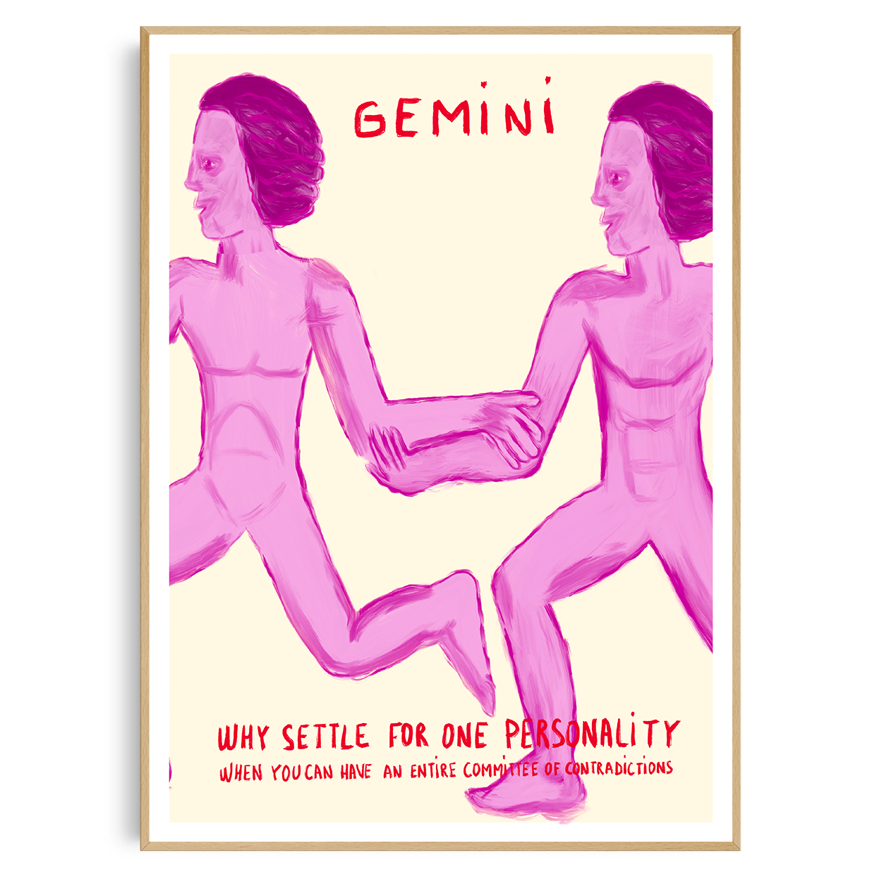 Brut – Impressão artística por atacado – SIGNO ASTROLÓGICO DE GÉMEOS | IMPRESSÃO0