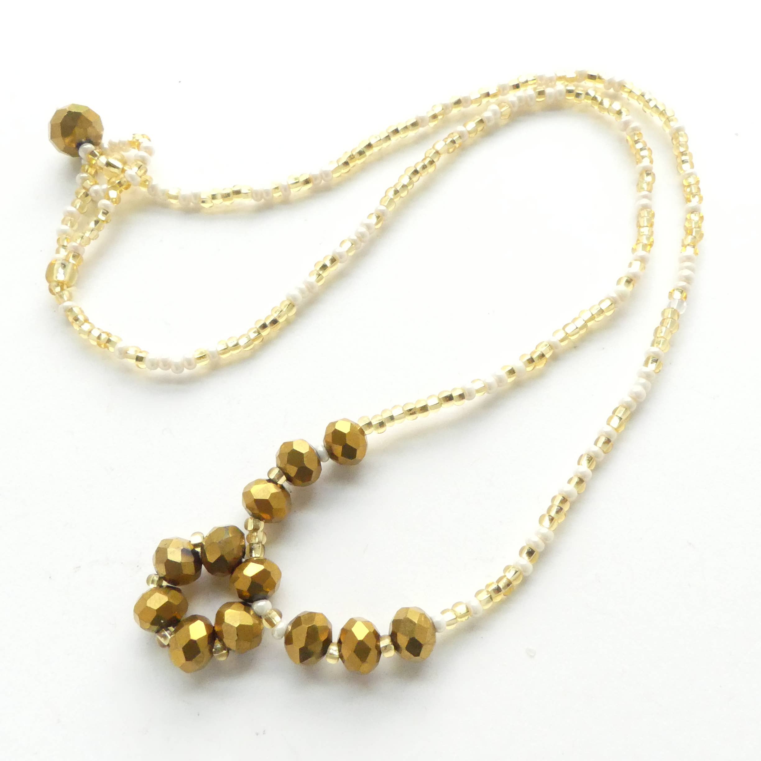 DIAMANTI DESIGNS - Wholesale Beaded/Pearl Necklace - Small Crystal Circle Necklace1