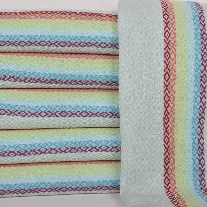Organic Turkish Towels - Wholesale Beach towel - Wedding Favors, Mint Diamond Towel, Organic Cotton Towel2