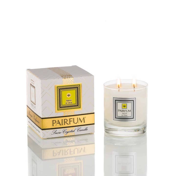 Cristal de nieve grande - Velas perfumadas - Neroli & Oliva para venta al por mayor de Pairfum London