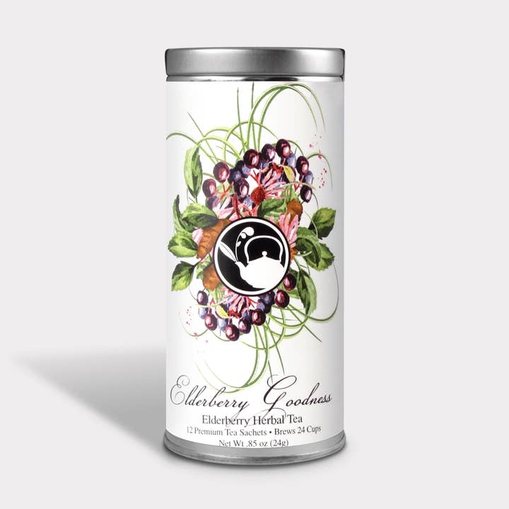 The Tea Can Company - Vente Thés santé/détox - Tisane Suderberry Goodness - 12 sachets de thé - Grande boîte0