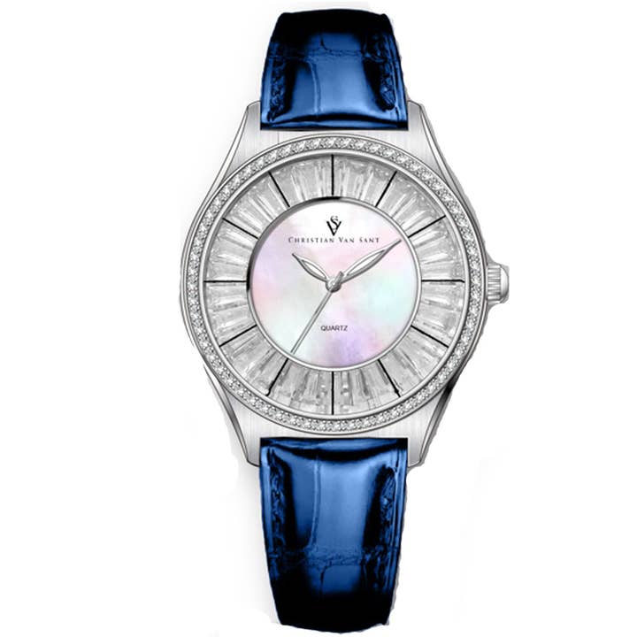 Christian Van Sant Women's Luna Mother of pearl Dial Watch - CV3202 for wholesale by Auction Clearance