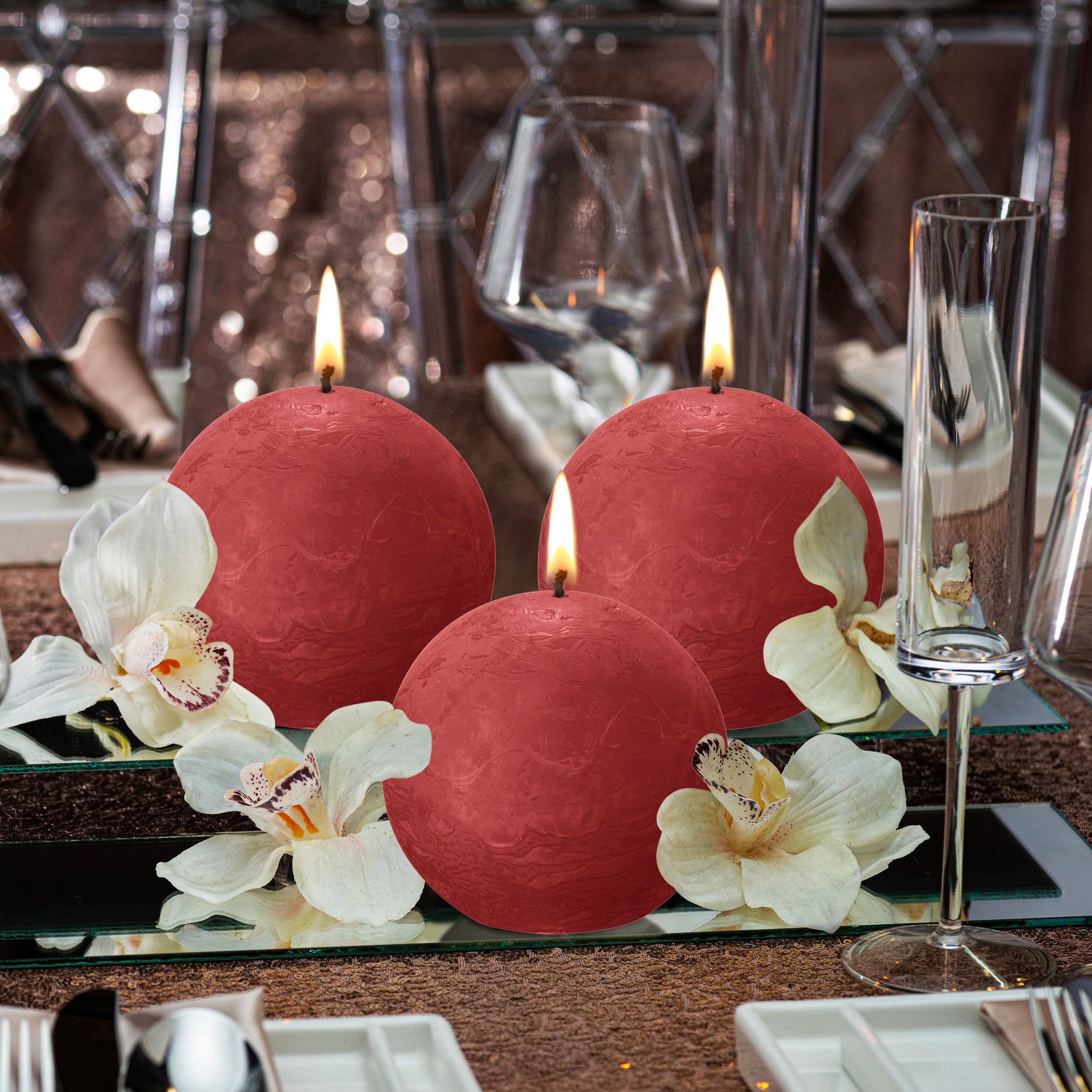 BOLSIUS – Velas de decoração por atacado – 6 Velas rústicas 3" - Inperfuted - Natural - Eco-Friendly - Cera Plant-Based - **Vendido Individualmente115