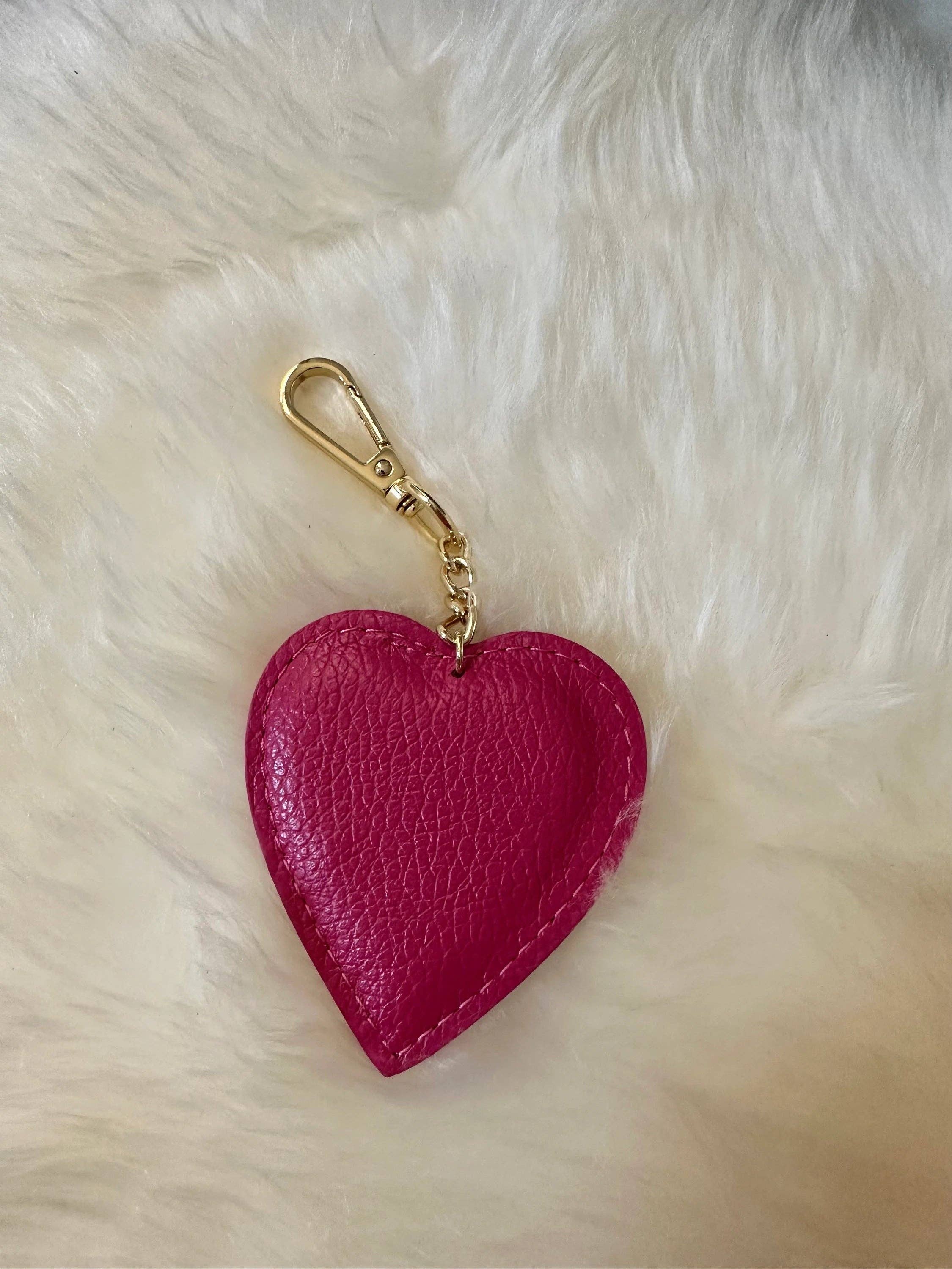 Zhade - Wholesale Keychain - Women's - Genuine leather heart keychain5